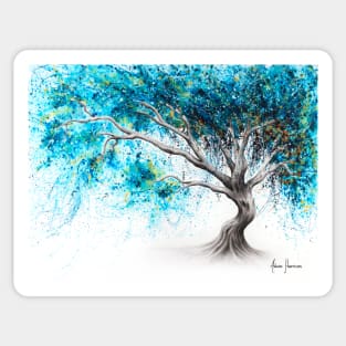 Blue Crystal Dream Tree Sticker